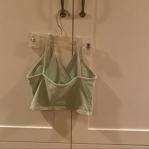 Green Crop Top